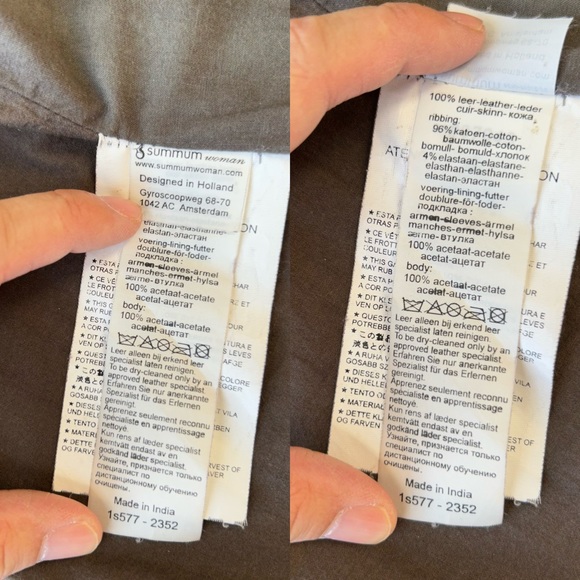 Summum Distressed Luxury Soft Leather Moto Jacket - Picture 11 of 15